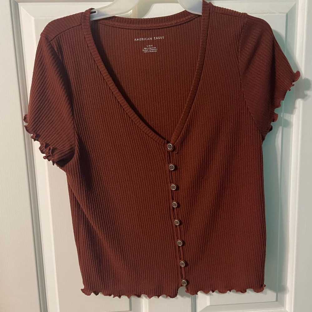 American Eagle Rust Top